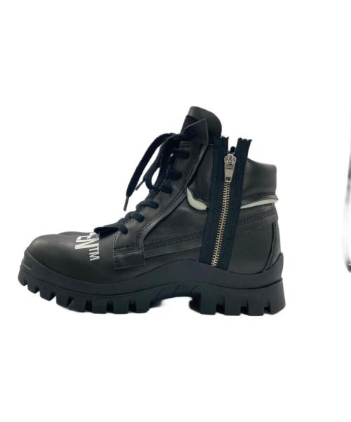 studio seven（スタジオセブン）STUDIO SEVEN (スタジオセブン) MIHARA YASUHIRO (ミハラヤスヒロ) SEVEN VIBRAM TIMBER ブラック サイズ:40の古着・服飾アイテム