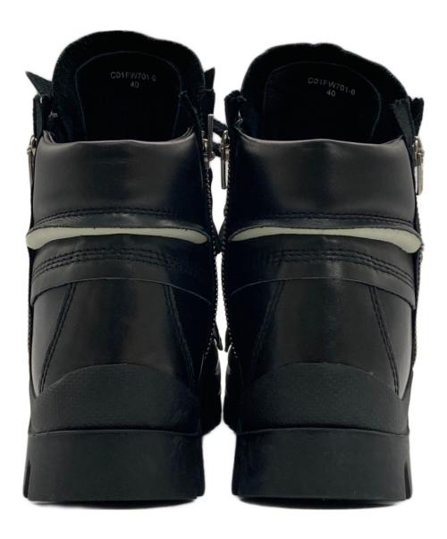 studio seven（スタジオセブン）STUDIO SEVEN (スタジオセブン) MIHARA YASUHIRO (ミハラヤスヒロ) SEVEN VIBRAM TIMBER ブラック サイズ:40の古着・服飾アイテム