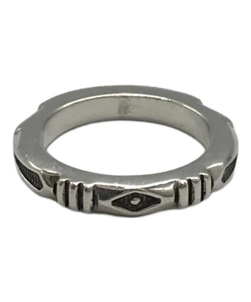 インディアンジュエリー（インディアンジュエリー）インディアンジュエリー (インディアンジュエリー) ナバホ族スタンプワークシルバーリング サイズ:-の古着・服飾アイテム