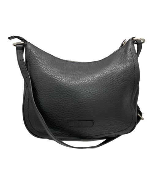 COLE HAAN（コールハーン）COLE HAAN (コールハーン) レザーショルダーバッグ ブラックの古着・服飾アイテム