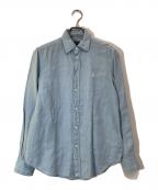 POLO RALPH LAURENポロ・ラルフローレン）の古着「リネンシャツ」｜ブルー