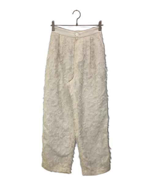 THE PAUSE（ザポーズ）THE PAUSE (ザポーズ) カットジャガードパンツ アイボリー サイズ: Freeの古着・服飾アイテム