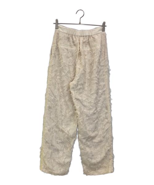 THE PAUSE（ザポーズ）THE PAUSE (ザポーズ) カットジャガードパンツ アイボリー サイズ: Freeの古着・服飾アイテム