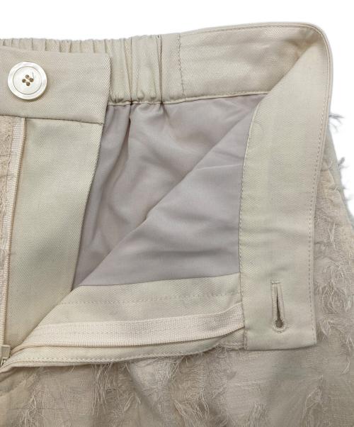 THE PAUSE（ザポーズ）THE PAUSE (ザポーズ) カットジャガードパンツ アイボリー サイズ: Freeの古着・服飾アイテム