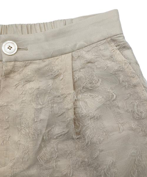 THE PAUSE（ザポーズ）THE PAUSE (ザポーズ) カットジャガードパンツ アイボリー サイズ: Freeの古着・服飾アイテム