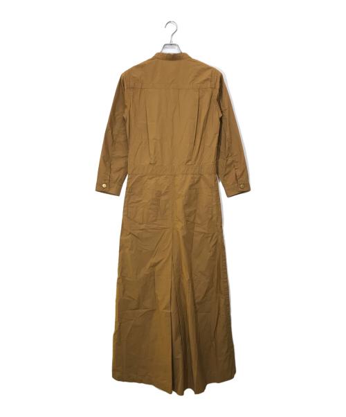Le Workware（-）Le Workware (-) コットンスタンドカラーシャツワンピース/LW20307 ブラウン サイズ:Sの古着・服飾アイテム