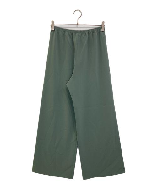 DES PRES（デ プレ）DES PRES (デ プレ) ライトダブルクロス リラックスパンツ グリーン サイズ:36の古着・服飾アイテム