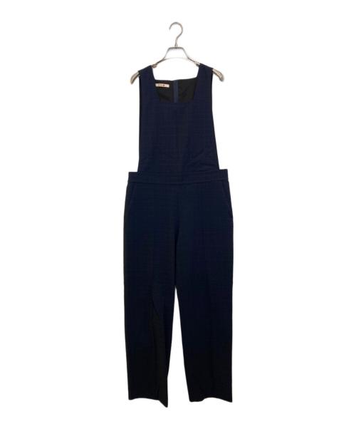 BACCA（バッカ）BACCA (バッカ) シアサッカー カバードサロペット/35-06-11-06701 ネイビー サイズ:36の古着・服飾アイテム