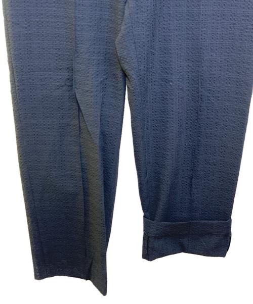 BACCA（バッカ）BACCA (バッカ) シアサッカー カバードサロペット/35-06-11-06701 ネイビー サイズ:36の古着・服飾アイテム