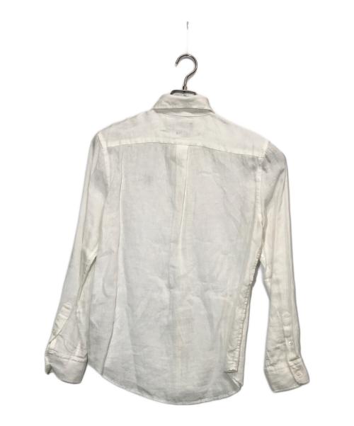 POLO RALPH LAUREN（ポロ・ラルフローレン）POLO RALPH LAUREN (ポロ・ラルフローレン) リネンシャツ ホワイト サイズ:Sの古着・服飾アイテム