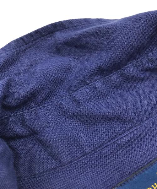 RALPH LAUREN（ラルフローレン）RALPH LAUREN (ラルフローレン) リネンシャツ ネイビー サイズ:160/84の古着・服飾アイテム