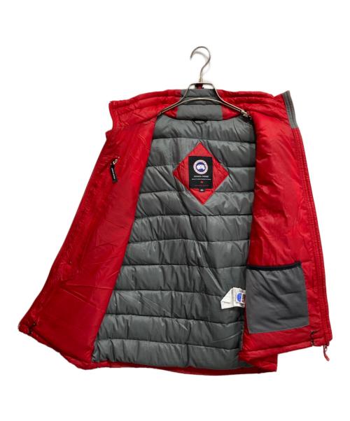 CANADA GOOSE（カナダグース）CANADA GOOSE (カナダグース) Lodge Vest レッド サイズ:Mの古着・服飾アイテム