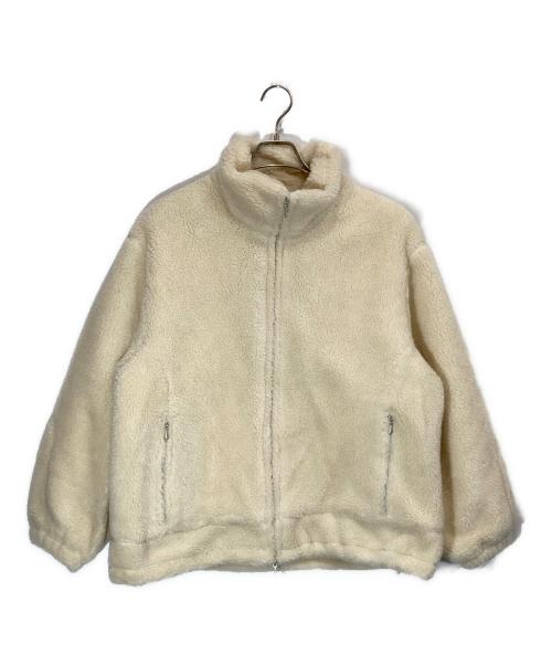 SLOBE IENA（スローブ イエナ）SLOBE IENA (スローブ イエナ) ウール混ボアスタンドコクーンブルゾン アイボリー サイズ:38の古着・服飾アイテム