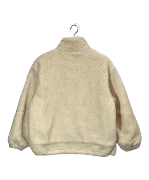 SLOBE IENA（スローブ イエナ）SLOBE IENA (スローブ イエナ) ウール混ボアスタンドコクーンブルゾン アイボリー サイズ:38の古着・服飾アイテム