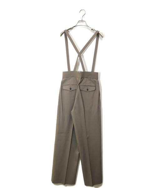 THE SUIT COMPANY SHE（ザスーツカンパニーシー）THE SUIT COMPANY she (ザスーツカンパニーシー) TUMUGITOシャークツイードストレッチダブルジャケット グレー サイズ:38の古着・服飾アイテム