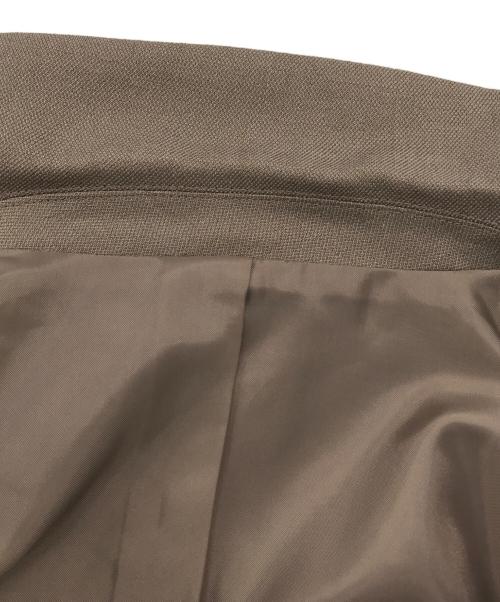 THE SUIT COMPANY SHE（ザスーツカンパニーシー）THE SUIT COMPANY she (ザスーツカンパニーシー) TUMUGITOシャークツイードストレッチダブルジャケット グレー サイズ:38の古着・服飾アイテム