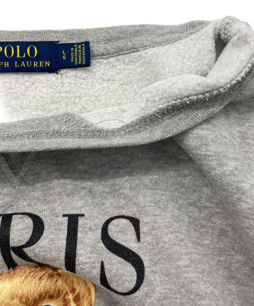POLO RALPH LAUREN（ポロ・ラルフローレン）POLO RALPH LAUREN (ポロ・ラルフローレン) パリベアーフリーススウェット グレー サイズ:Lの古着・服飾アイテム