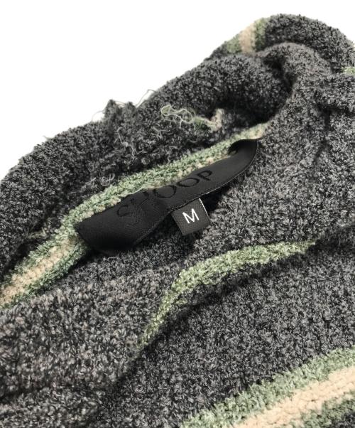 shoop（シュープ）shoop (シュープ) MEHLDAU HOODIE グレー×グリーン サイズ:Mの古着・服飾アイテム