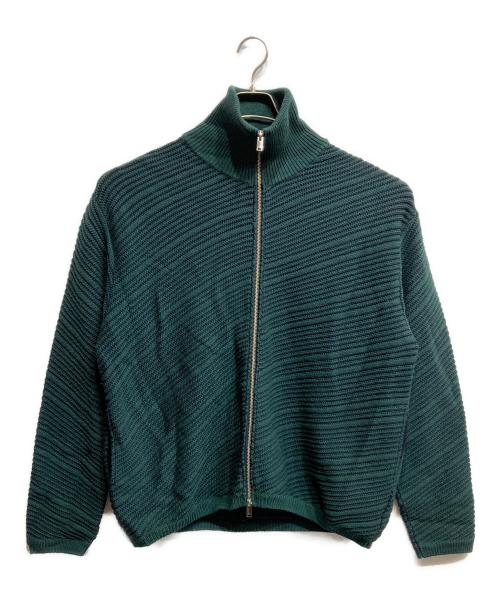 YOKE（ヨーク）YOKE (ヨーク) BIAS BORDER DRIVERS KNIT グリーン サイズ:2の古着・服飾アイテム