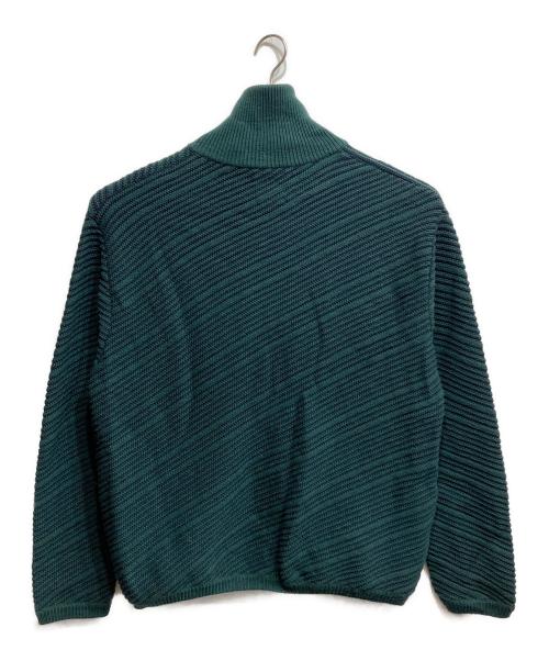 YOKE（ヨーク）YOKE (ヨーク) BIAS BORDER DRIVERS KNIT グリーン サイズ:2の古着・服飾アイテム