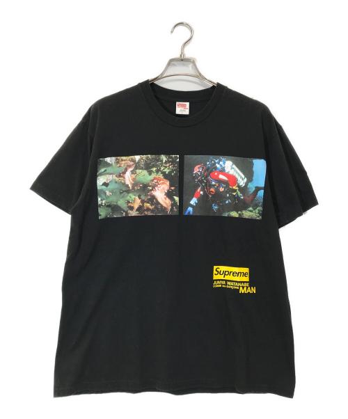 SUPREME（シュプリーム）SUPREME (シュプリーム) JUNYA WATANABE COMME des GARCONS (ジュンヤワタナベ コムデギャルソン) Nature Tee/プリントT ブラック サイズ:Lの古着・服飾アイテム