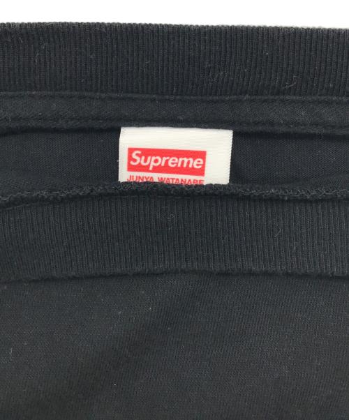 SUPREME（シュプリーム）SUPREME (シュプリーム) JUNYA WATANABE COMME des GARCONS (ジュンヤワタナベ コムデギャルソン) Nature Tee/プリントT ブラック サイズ:Lの古着・服飾アイテム