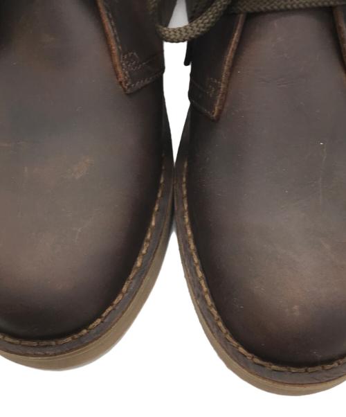CLARKS（クラークス）CLARKS (クラークス) bushacreレザーチャッカーブーツ ブラウン サイズ:42の古着・服飾アイテム