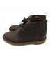 CLARKS (クラークス) bushacreレザーチャッカーブーツ ブラウン サイズ:42：8000円
