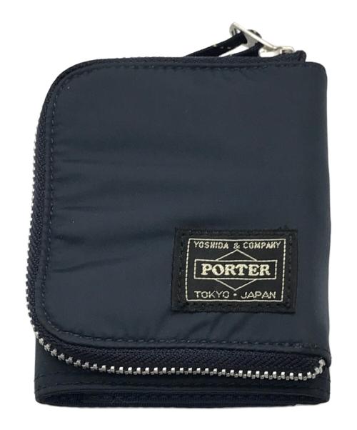 PORTER（ポーター）PORTER (ポーター) LIBERTY  WALLET ネイビーの古着・服飾アイテム