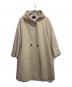 23区（ニジュウサンク）の古着「ウールアンゴラビーバーフーデッドコート」｜アイボリー
