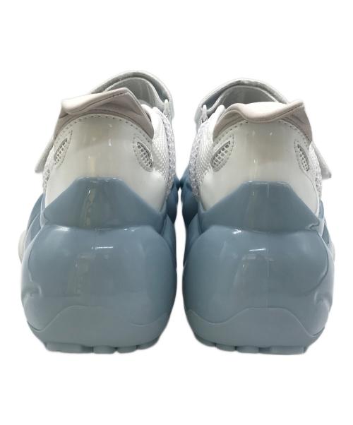 grounds（グラウンズ）grounds (グラウンズ) MOOPIE MARY JANE ホワイト×ブルー サイズ:24cmの古着・服飾アイテム