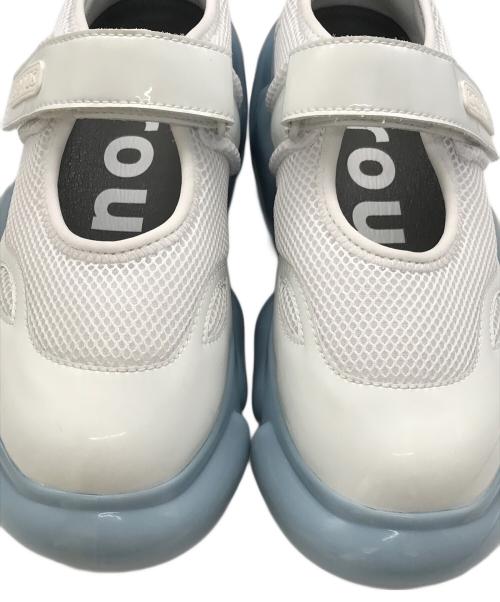 grounds（グラウンズ）grounds (グラウンズ) MOOPIE MARY JANE ホワイト×ブルー サイズ:24cmの古着・服飾アイテム