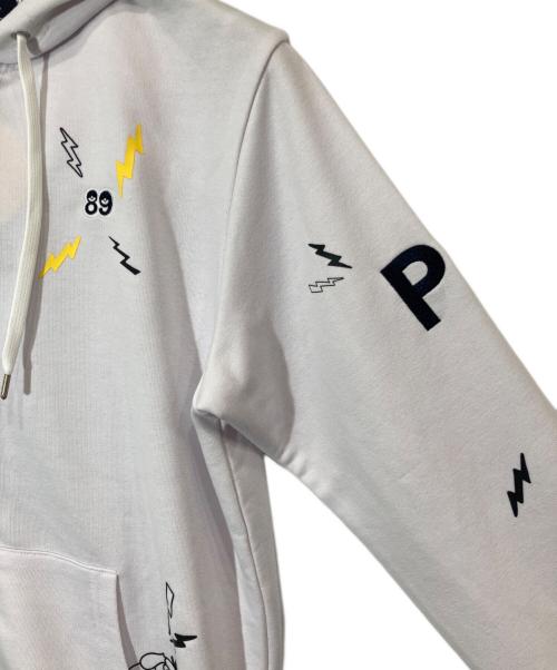 PEARLY GATES（パーリーゲイツ）PEARLY GATES (パーリーゲイツ) 裏毛フルジップフーディ/053-5162333 ホワイト サイズ:6の古着・服飾アイテム