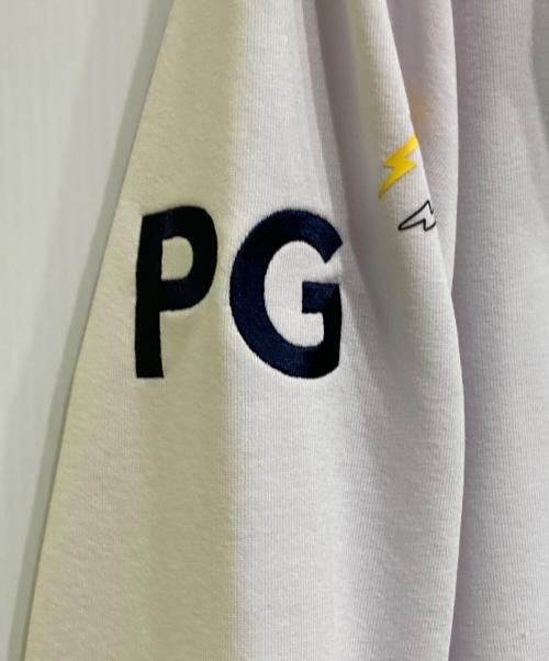 PEARLY GATES（パーリーゲイツ）PEARLY GATES (パーリーゲイツ) 裏毛フルジップフーディ/053-5162333 ホワイト サイズ:6の古着・服飾アイテム