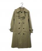 DRAWERドゥロワー）の古着「コットンツイルトレンチコート/6525-299-0230」｜ベージュ