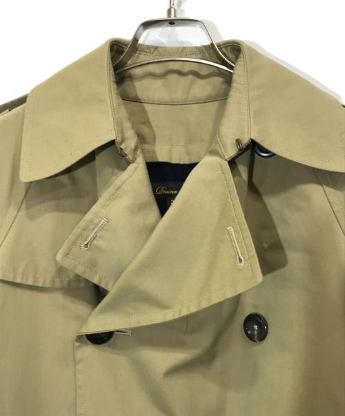 DRAWER（ドゥロワー）DRAWER (ドゥロワー) コットンツイルトレンチコート/6525-299-0230 ベージュ サイズ:38の古着・服飾アイテム