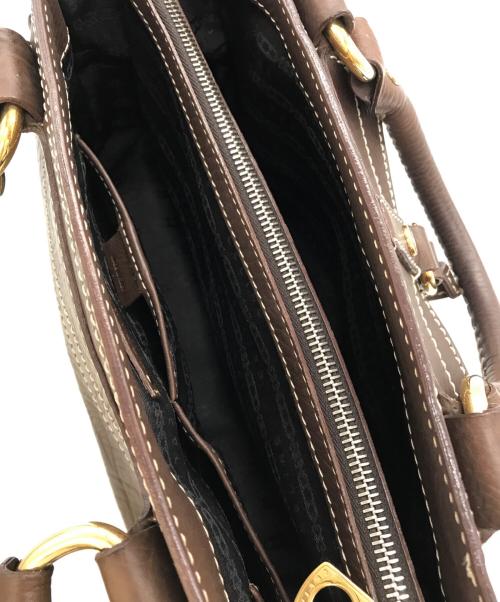 CELINE（セリーヌ）CELINE (セリーヌ) レザーブギーバッグ ブラウンの古着・服飾アイテム