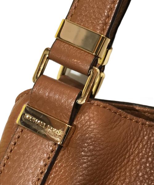 MICHAEL KORS（マイケル・コース）MICHAEL KORS (マイケルコース) レザートートバッグ/30S4GMDE7L ブラウンの古着・服飾アイテム