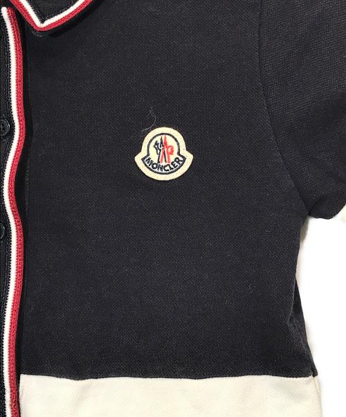 MONCLER（モンクレール）MONCLER (モンクレール) ポロシャツワンピース/E116548570505 ホワイト×ネイビー サイズ:130の古着・服飾アイテム