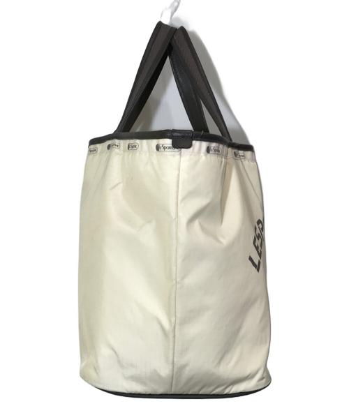 LeSportsac（レスポートサック）LeSportsac (レスポートサック) Naoko Okusa (ナオコ オオクサ) マルシェトートバッグ ホワイトの古着・服飾アイテム