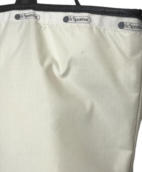 LeSportsac（レスポートサック）LeSportsac (レスポートサック) Naoko Okusa (ナオコ オオクサ) マルシェトートバッグ ホワイトの古着・服飾アイテム