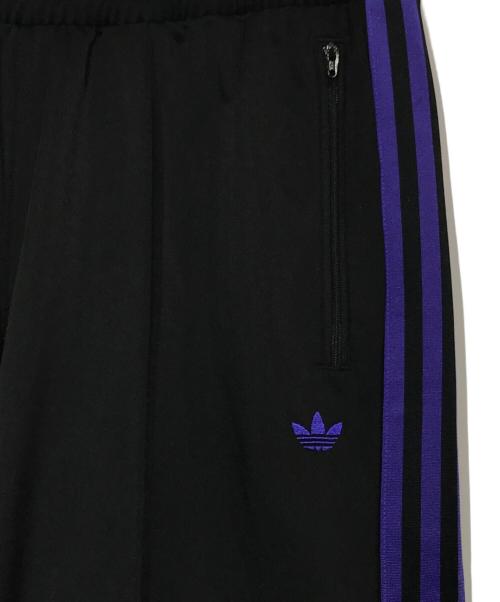 adidas（アディダス）adidas (アディダス) ベッケンバウアー トラックパンツ/IZ4927 ブラック×パープル サイズ:Mの古着・服飾アイテム