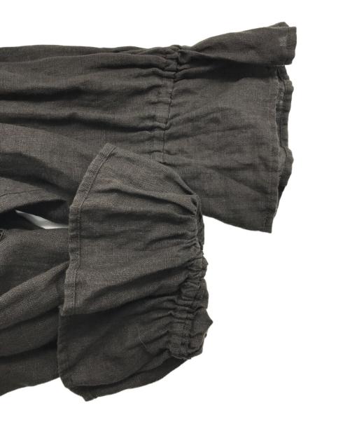 23区（ニジュウサンク）23区 (ニジュウサンク) LIBECOリネンティアードチュニック/BLWOCM0612 ブラウン サイズ:38の古着・服飾アイテム