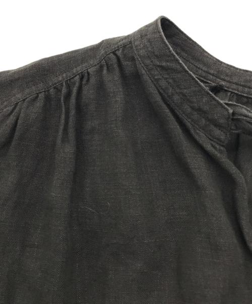 23区（ニジュウサンク）23区 (ニジュウサンク) LIBECOリネンティアードチュニック/BLWOCM0612 ブラウン サイズ:38の古着・服飾アイテム