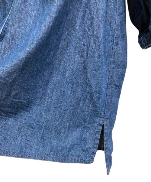 23区（ニジュウサンク）23区 (ニジュウサンク) ライトダンガリーサマースキッパーブラウス インディゴ サイズ:38　の古着・服飾アイテム