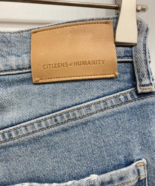 Citizens of humanity（シチズンズオブヒューマニティ）CITIZENS of HUMANITY (シチズンズオブヒューマニティ) DAPHNE CROP LUCKY CHARM ブルー サイズ:27の古着・服飾アイテム