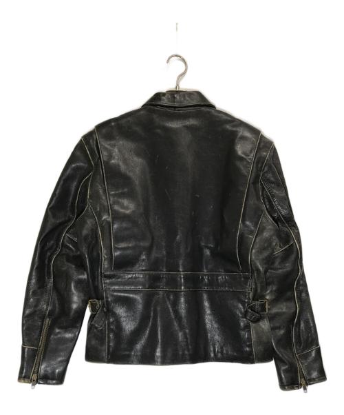 HARLEY-DAVIDSON（ハーレーダビッドソン）HARLEY-DAVIDSON (ハーレーダビッドソン) シングルライダースジャケット ブラック サイズ:36の古着・服飾アイテム