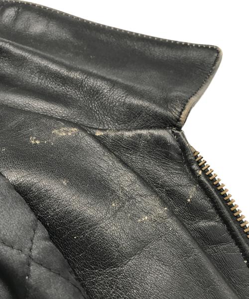 HARLEY-DAVIDSON（ハーレーダビッドソン）HARLEY-DAVIDSON (ハーレーダビッドソン) シングルライダースジャケット ブラック サイズ:36の古着・服飾アイテム