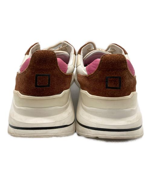 D.A.T.E.（デイト）D.A.T.E. (デイト) FUGAローカットスニーカー ブラウン サイズ:25.5cmの古着・服飾アイテム