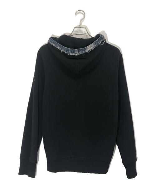 DIESEL（ディーゼル）DIESEL (ディーゼル) フードデニムジップパーカー ブラック サイズ:Sの古着・服飾アイテム